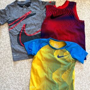 Nike Kids' Short Sleeve Tees - Gray, Red, Blue, Yellow